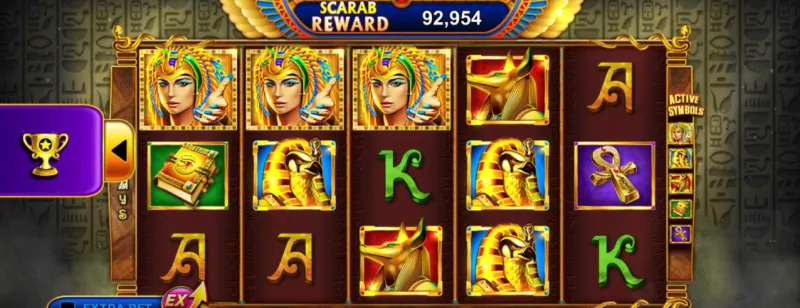 nữ hoàng ai cập slot