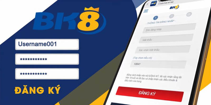 Hướng dẫn đăng ký tài khoản BK8